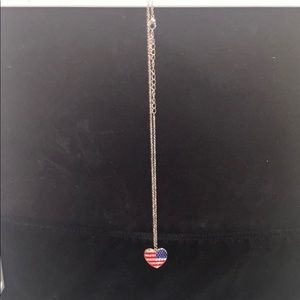 American flag ♡ necklace